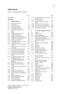 Sulfur Dioxide Author: L