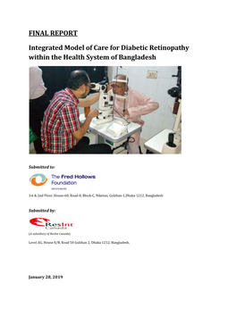 FINAL REPORT Integrated Model of Care for Diabetic Retinopathy