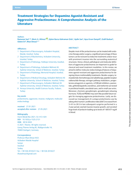 Treatment Strategies for Dopamine Agonist-Resistant and Aggressive Prolactinomas: a Comprehensive Analysis of the Literature