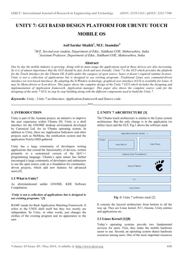 Gui Baesd Design Platform for Ubuntu Touch Mobile Os