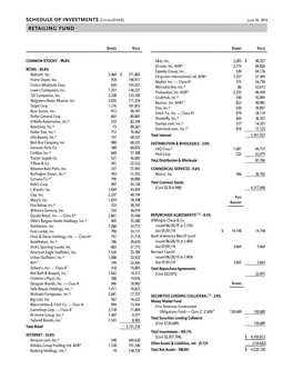 Retailing Fund