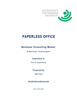 Paperless Office.Term Paper.Pdf