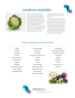 Cruciferous Vegetables