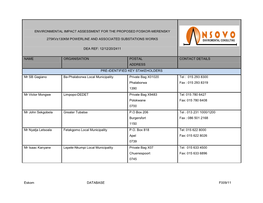 Database F009/11