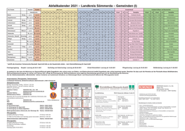 Abfallkalender 2021 – Landkreis Sömmerda – Gemeinden