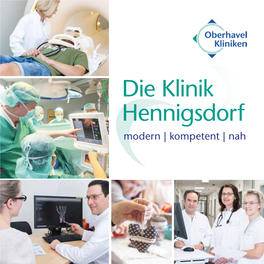 Die Klinik Hennigsdorf Modern | Kompetent | Nah Die Oberhavel Kliniken in Zahlen Stand: Juni 2020