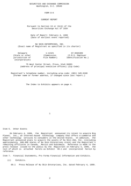 SECURITIES and EXCHANGE COMMISSION Washington, D.C. 20549 FORM 8-K CURRENT REPORT Pursuant to Section 13 Or 15(D) of the Securit