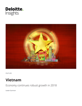 Vietnam Economy Continues Robust Growth in 2018