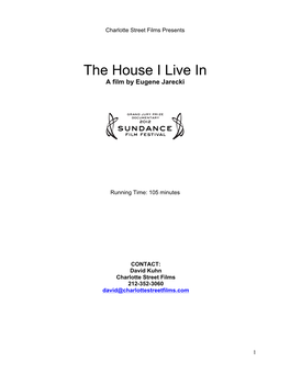 The House I Live in a Film by Eugene Jarecki