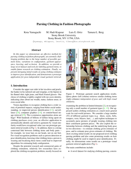 Parsing Clothing in Fashion Photographs