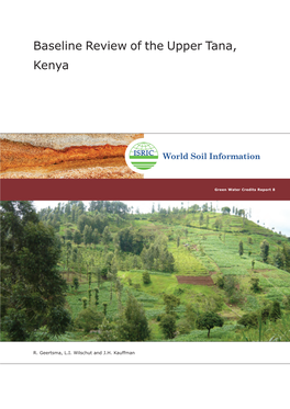 Baseline Review of the Upper Tana, Kenya