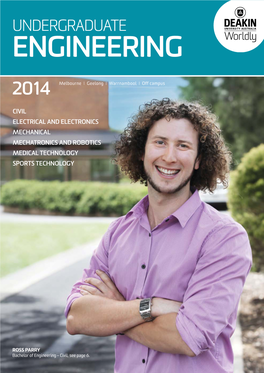 Deakin University Undergraduate Engineering Career Booklet