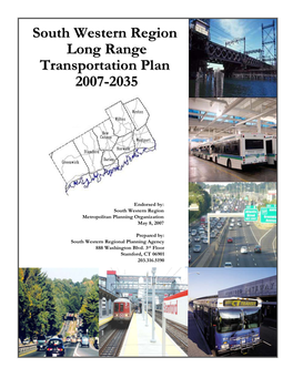 South Western Region Long Range Transportation Plan 2007-2035 Update Schedule