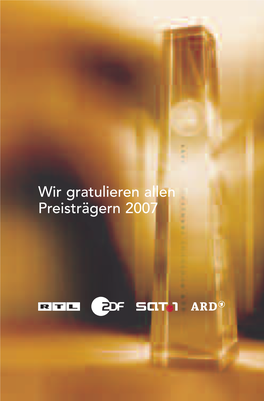 Programmheft Der Gala 2007