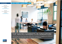 Top Micro-Markets in Singapore