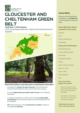 Gloucester and Cheltenham Green Belt