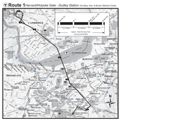 Route 1Harvard/Holyoke Gate - Dudley Station Via Mass