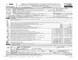 Cleveland Foundation 2009 Form