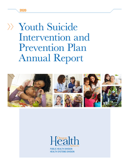 2020 Youth Suicide Intervention and Prevention Plan Annual Report