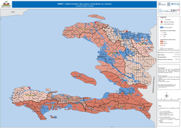 !. !. !. HAITI : Détermination Des Zones Vulnérables Au Choléra