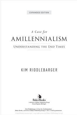 Amillennialism