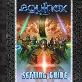 Equinox Setting Guide © 2008–2014, the Pranatur Conspiracy