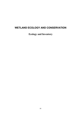 Ecology and Inventory (PDF