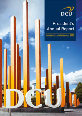 President's Annual Report | October 2014 – September 2015 1