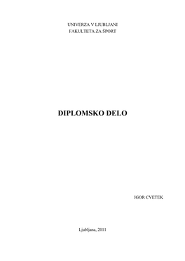 Diplomsko Delo