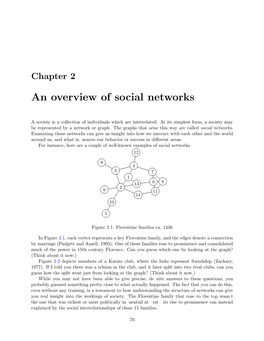 An Overview of Social Networks