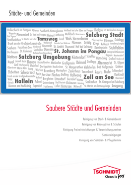 Städte Und Gemeinden SALZBURG
