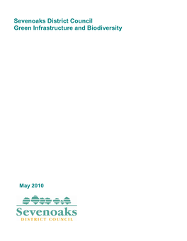 Sevenoaks District Council Green Infrastructure and Biodiversity