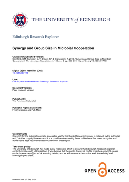 Edinburgh Research Explorer