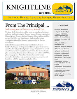 Knightline Newsletter