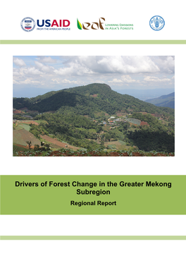 Drivers of Forest Change in the Greater Mekong Subregion Regional Report