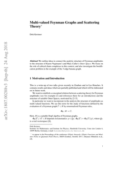 Multi-Valued Feynman Graphs and Scattering Theory 3