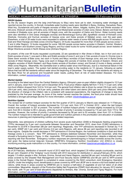 Humanitarian Bulletin 25 February 2013.Pdf (Английский (English))