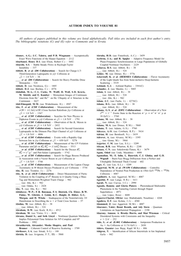 Cumulative Author Index (Print)