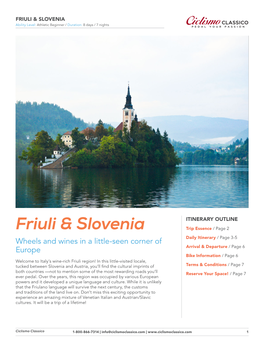 Friuli & Slovenia