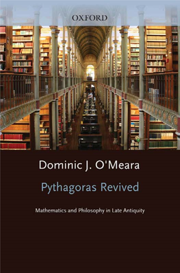 O`Meara D.J. Pythagoras Revived.. Mathematics and Philosophy In