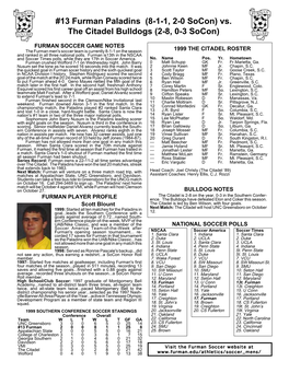 Furman-The Citadel Game Notes (.Pdf)