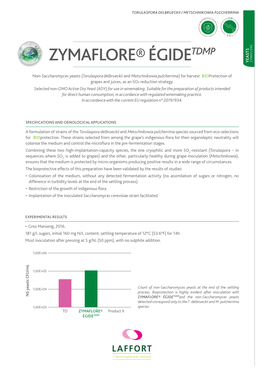 ZYMAFLORE® Égidetdmpand the Non-Saccharomyces Yeasts Detected Correspond Only to the T