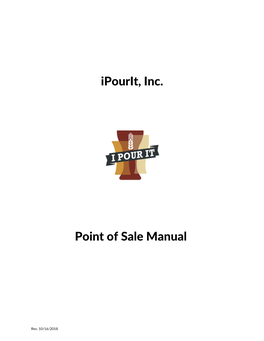 Ipourit, Inc. Point of Sale Manual