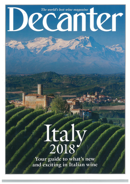 Decanter Italy Issue 2018
