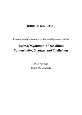 ICBMS Book of Abstracts