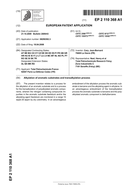 Alkylation of Aromatic Substrates and Transalkylation Process