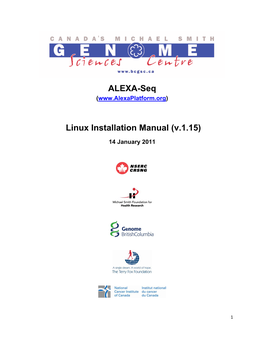 ALEXA-Seq Linux Installation Manual (V.1.15)
