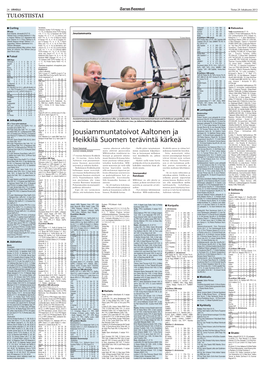 Turun Sanomat 29.10.2013