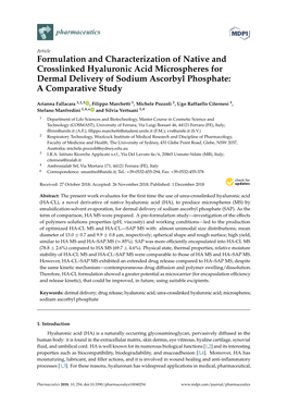 Formulation and Characterization of Native and Crosslinked Hyaluronic Acid Microspheres for Dermal Delivery of Sodium Ascorbyl Phosphate: a Comparative Study