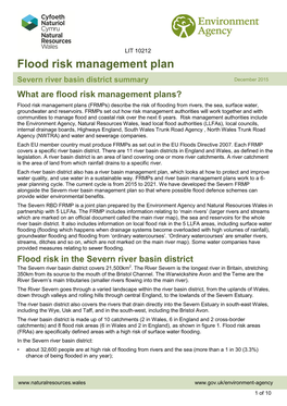 Flood Risk Management Plan